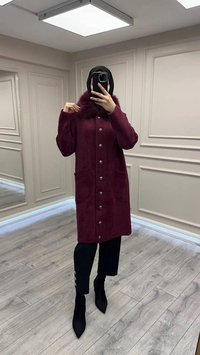 Nuss Triko NS-26K7011 Bordo Angora Kaban