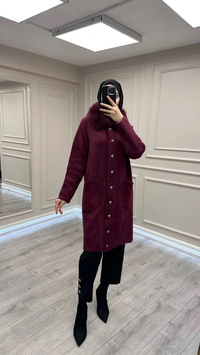 Nuss Triko NS-26K7011 Bordo Angora Kaban