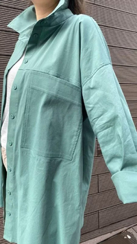 QOOQ 23FW239 Mint Gömlek
