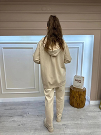Qupra QAV52061 Ekru Gold Zımba Detaylı Takım
