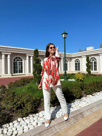 Senna 2022S23 Nar Çiçeği Mariska Gömlek