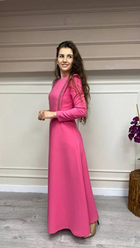 Senna 3002S23 Fuşya Carolina Abiye