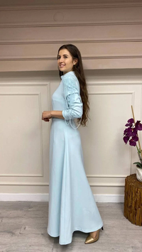 Senna 3005S23 Gök Mavisi Zarina Abiye