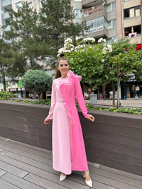 Senna 3012S23 Pembe Jardin Abiye