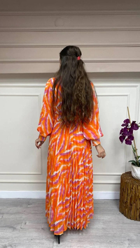 Senna 3069S23 Turuncu Quirrel Abiye