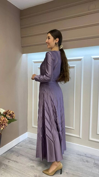 Senna 32318W23 Lila Hildemara Elbise