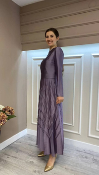Senna 32318W23 Lila Hildemara Elbise