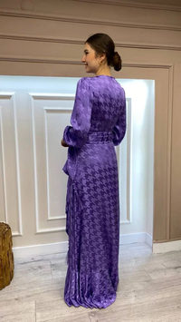 Senna 32322W23 Mor Aceline Dress Elbise
