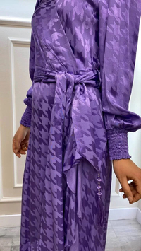 Senna 32322W23 Mor Aceline Dress Elbise