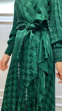 Senna 32322W23 Zümrüt Aceline Dress Elbise