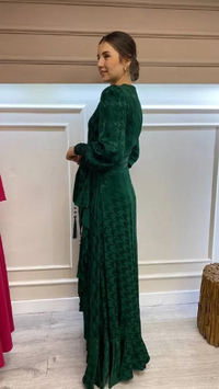 Senna 32322W23 Zümrüt Aceline Dress Elbise