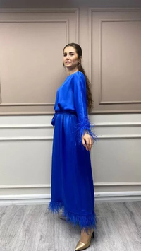 Senna 32345W23 Sax Lilibeth Dress