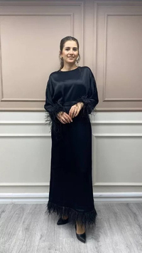 Senna 32345W23 Siyah Lilibeth Dress