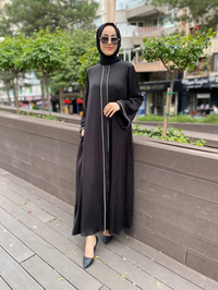 Senna SD242042045005 Siyah Chicago Abaya