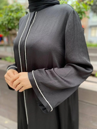 Senna SD242042045005 Siyah Chicago Abaya