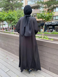 Senna SD242042045005 Siyah Chicago Abaya