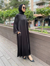 Senna SD242042045005 Siyah Chicago Abaya