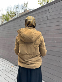 Trenç 5795 Camel Ribanalı Kapitone Mont