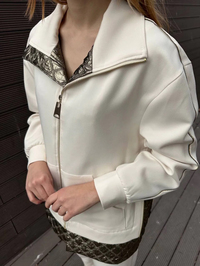 Venöve 25FWCEK0020 Ekru Cardi Takım
