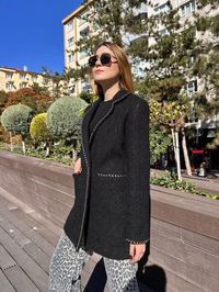 Venöve 25FWCEK0028 Siyah Varesa Ceket