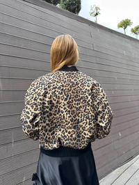Venöve 25FWCEK0038 Leopar Arles Ceket