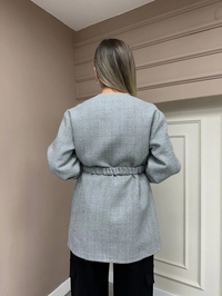 Venöve 25FWCEK0039 Gümüş Modica Ceket