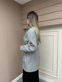 Venöve 25FWCEK0039 Gümüş Modica Ceket
