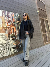 Venöve 25FWMNT0002 Siyah Osana Mont