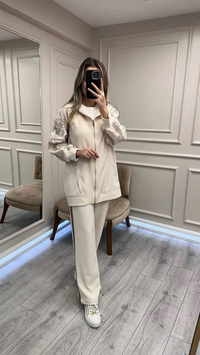 Venöve 26FWCEK0027 Krem Tino Takım