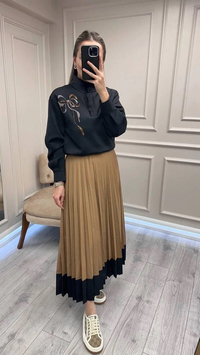 Venöve 26FWELB0001 Siyah Mira Elbise