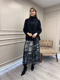 Venöve 26FWTRI0002 Siyah Pera Triko