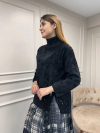 Venöve 26FWTRI0002 Siyah Pera Triko