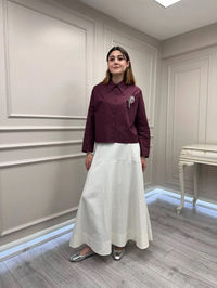 Venöve 26SSETE0008 Beyaz Arlo Etek