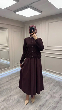 Yusuf Özdemir 26K1555 Bordo Etek