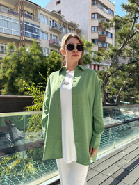 Zeynep Şule 11144 Yeşil Gömlek