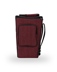 Bordo Renk Darbuka Kılıfı Softcase Pedli Çanta