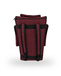 Bordo Renk Darbuka Kılıfı Softcase Pedli Çanta