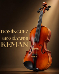 DVPG44-P1 El Yapımı Abanoz Aksamlı Profesyonel Keman