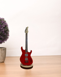 El Yapımı Dekoratif Elektro Gitar Biblo