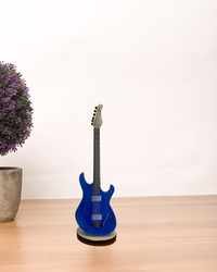 El Yapımı Dekoratif Elektro Gitar Biblo