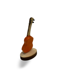 İstanbul Müzik Mini Klasik Gitar Kırmızı 9 cm Biblo