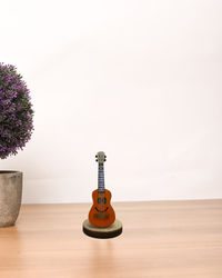 İstanbul Müzik Mini Klasik Gitar Kırmızı 9 cm Biblo