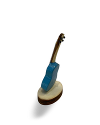 İstanbul Müzik Mini Klasik Gitar Mavi 9 cm Biblo