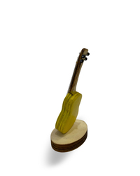 İstanbul Müzik Mini Klasik Gitar Sarı 9 cm Biblo