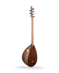 Jak Girişli Ceviz Kısa Sap Yüksek Kaliteli Saz Full Set Bağlama Yedek Tel Akort Aleti Kapo Metod ve Tezene Hediyeli