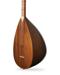 Jak Girişli Ceviz Kısa Sap Yüksek Kaliteli Saz Full Set Bağlama Yedek Tel Akort Aleti Kapo Metod ve Tezene Hediyeli