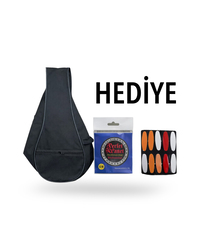 Kısa Sap Kaliteli Bağlama – Fishman Ekolayzerli - Paduk Tekne Saz - Kılıf Yedek Tel Mızrap İle