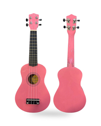 MN-226PNK Pembe Soprano Ukulele (Yedek tel - Çanta - Pena Cüzdanı-Burgu Çevirici)
