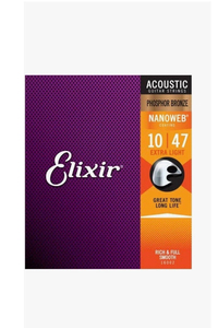 Nanoweb 10-47 Extra Light Akustik Gitar Teli Phosphor Bronze 16002