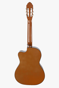 Natural Klasik Gitar 4/4 Yetişkin Boy Sap Ayarlı Kesik Kasa Full Set (Çanta, Capo, Askı, Pena, Dijital Tuner)